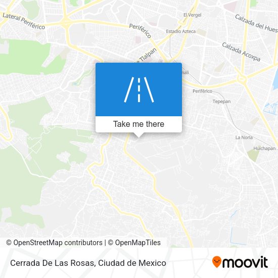 Cerrada De Las Rosas map