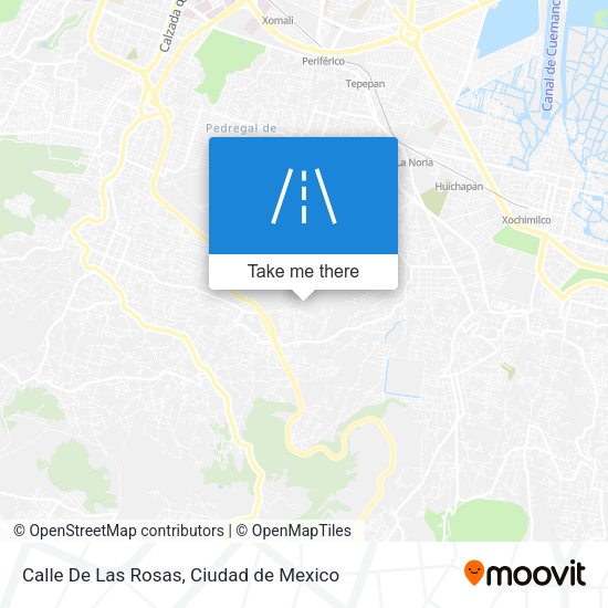 Calle De Las Rosas map