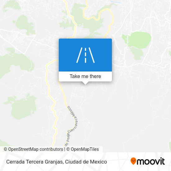 Mapa de Cerrada Tercera Granjas