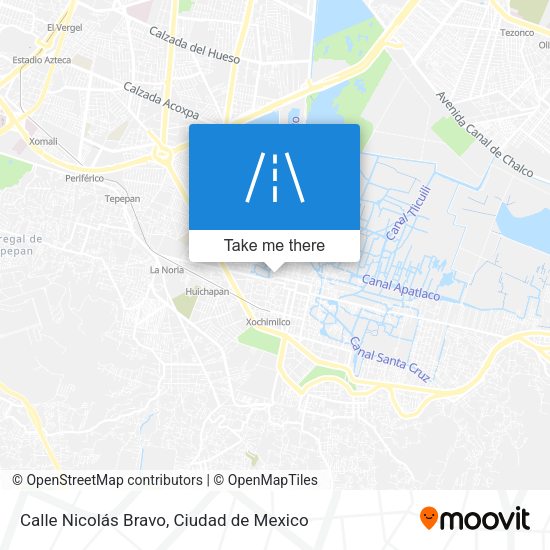 Mapa de Calle Nicolás Bravo