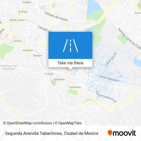 Segunda Avenida Tabachines map