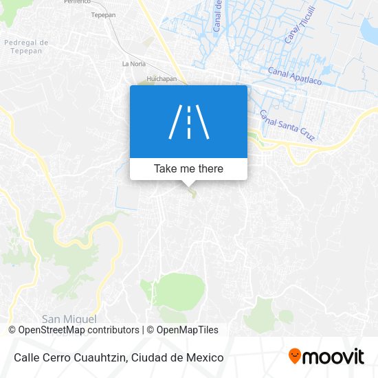 Calle Cerro Cuauhtzin map