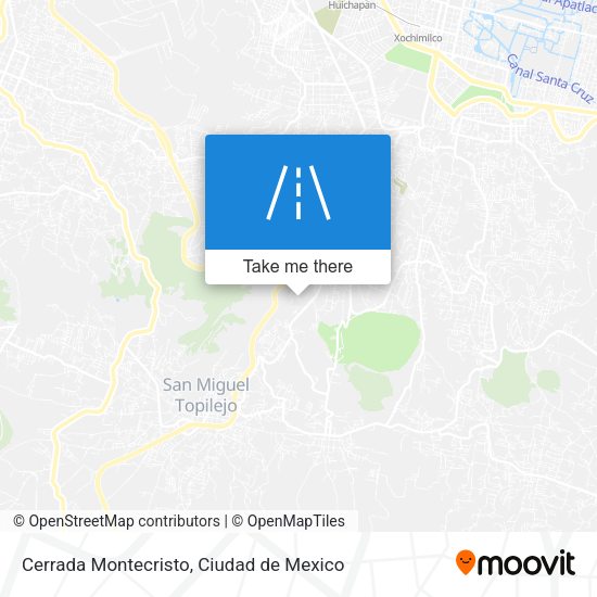 Cerrada Montecristo map