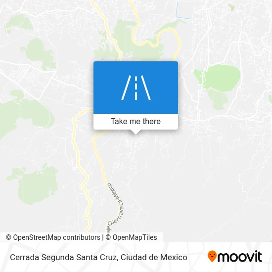 Cerrada Segunda Santa Cruz map