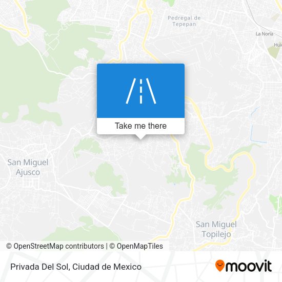 Mapa de Privada Del Sol