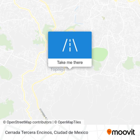 Cerrada Tercera Encinos map