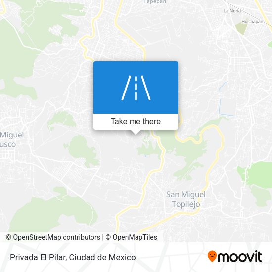 Mapa de Privada El Pilar