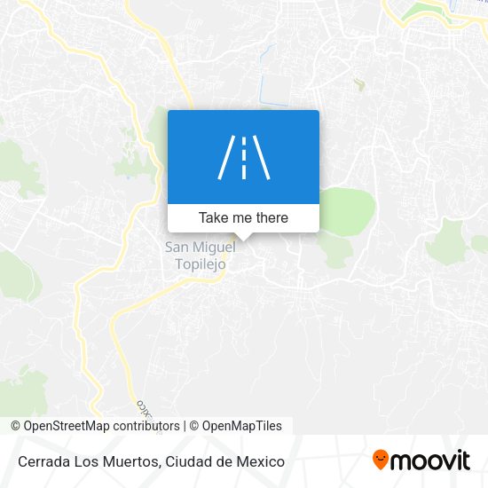 Cerrada Los Muertos map
