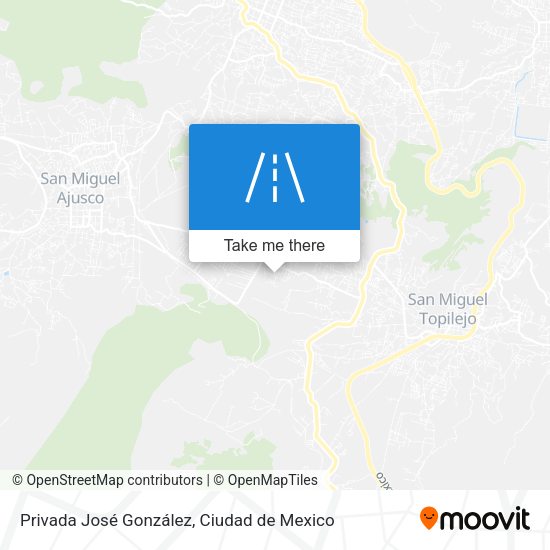 Mapa de Privada José González