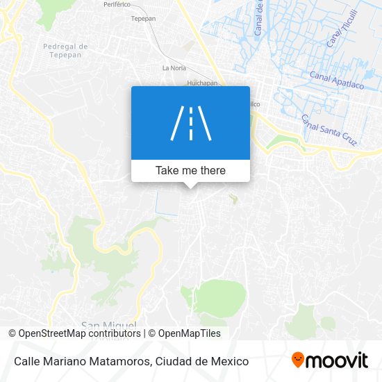 Calle Mariano Matamoros map
