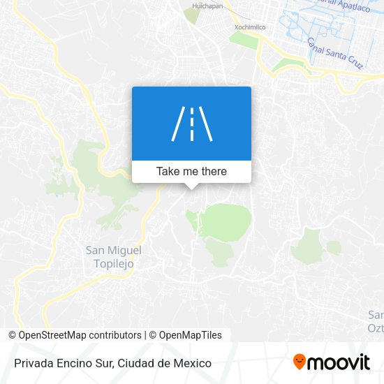 Privada Encino Sur map