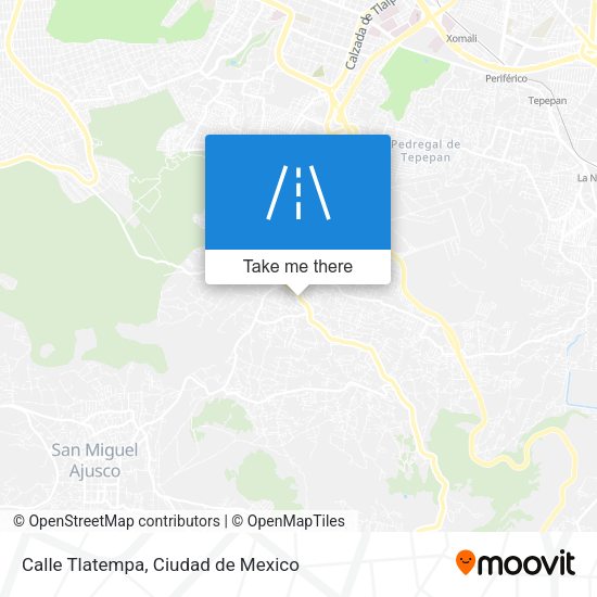 Mapa de Calle Tlatempa