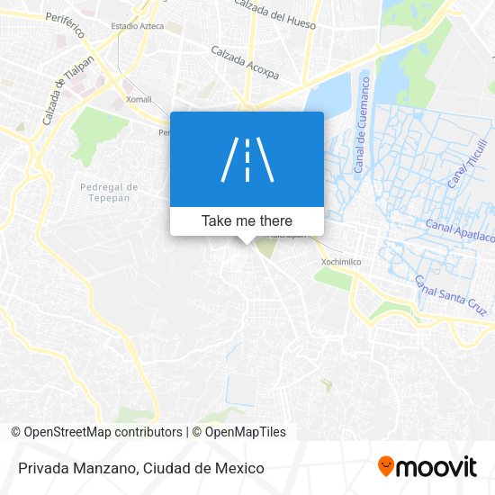 Mapa de Privada Manzano