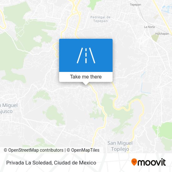 Privada La Soledad map