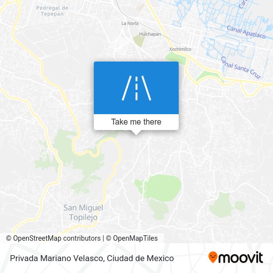 Mapa de Privada Mariano Velasco