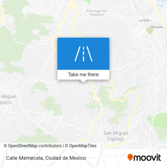 Mapa de Calle Memecala