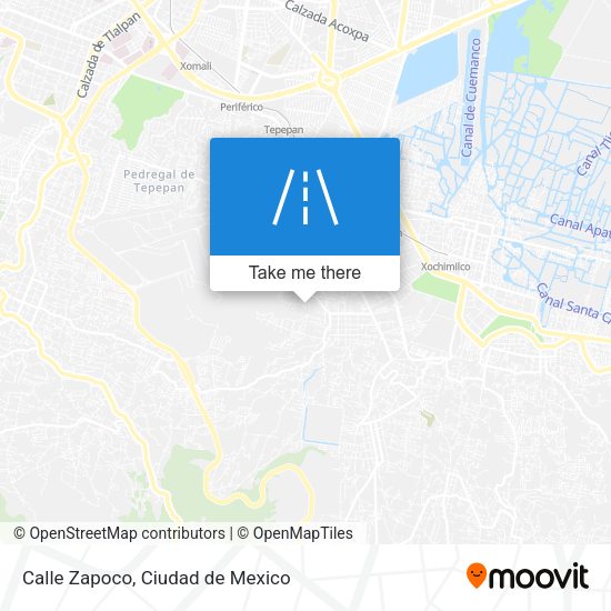 Mapa de Calle Zapoco