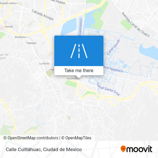 Mapa de Calle Cuitláhuac