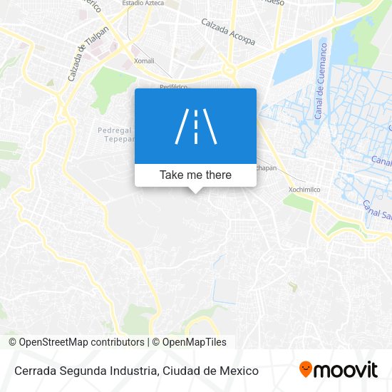 Cerrada Segunda Industria map