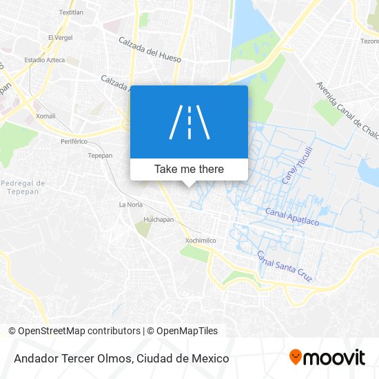 Andador Tercer Olmos map