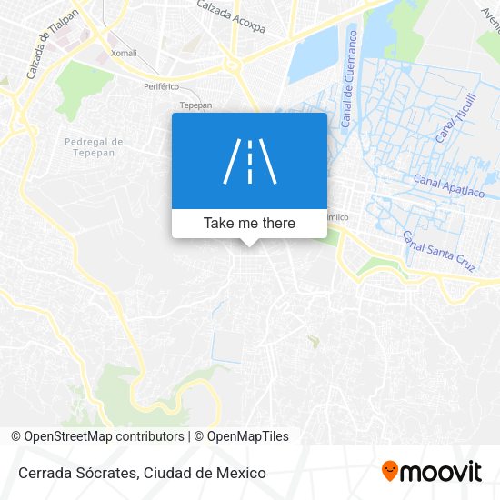 Mapa de Cerrada Sócrates