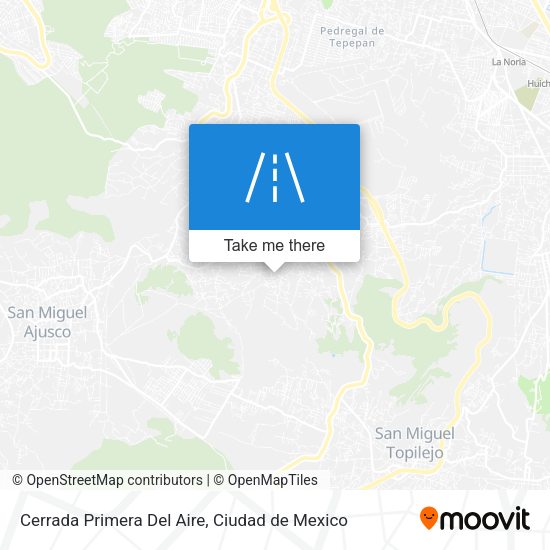 Cerrada Primera Del Aire map