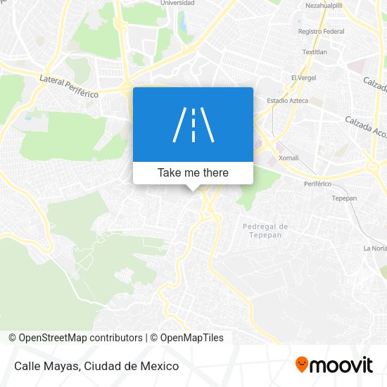 Calle Mayas map