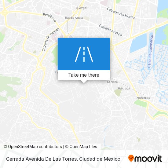 Mapa de Cerrada Avenida De Las Torres