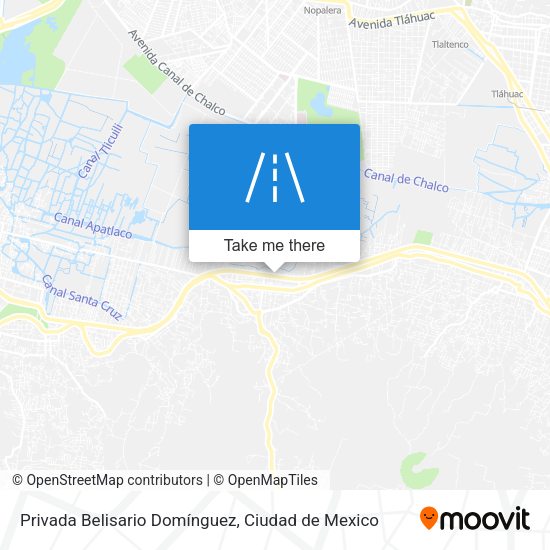 Privada Belisario Domínguez map