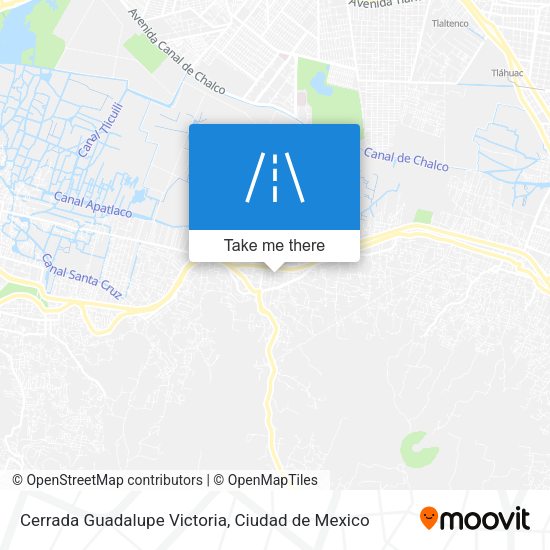 Mapa de Cerrada Guadalupe Victoria