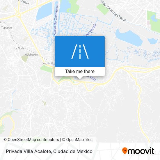 Mapa de Privada Villa Acalote