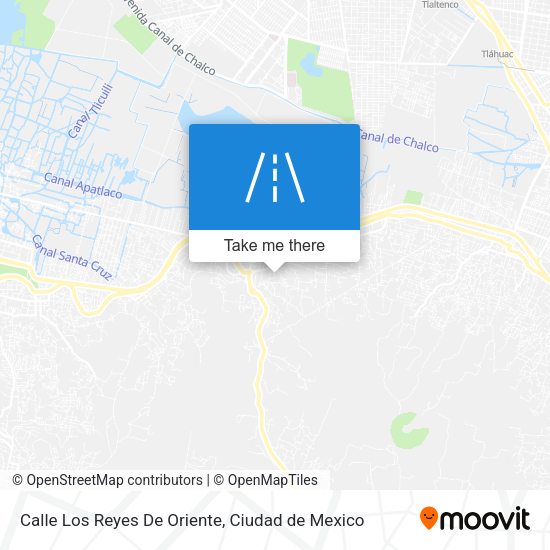 Calle Los Reyes De Oriente map