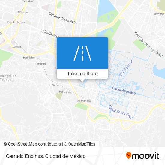 Cerrada Encinas map