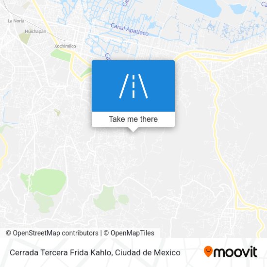 Mapa de Cerrada Tercera Frida Kahlo