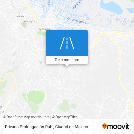 Privada Prolongación Rubí map