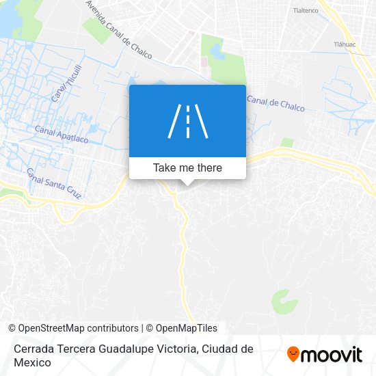Mapa de Cerrada Tercera Guadalupe Victoria