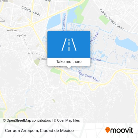 Mapa de Cerrada Amapola