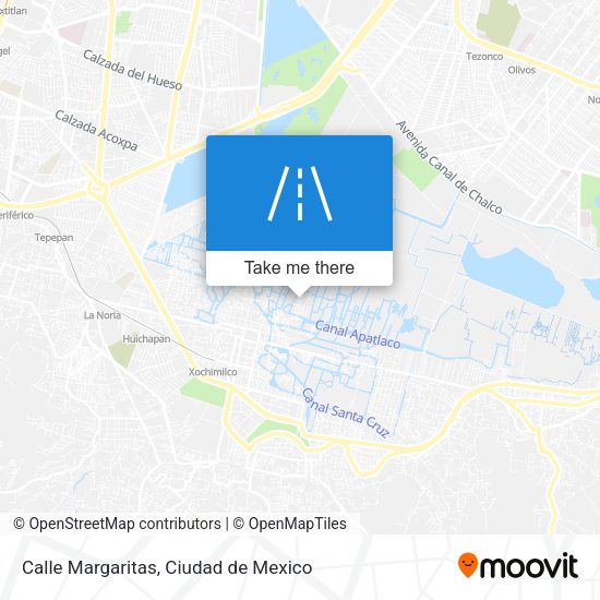Calle Margaritas map