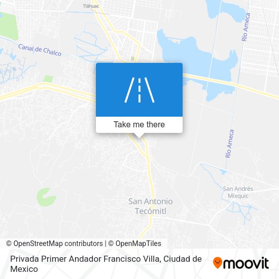 Privada Primer Andador Francisco Villa map