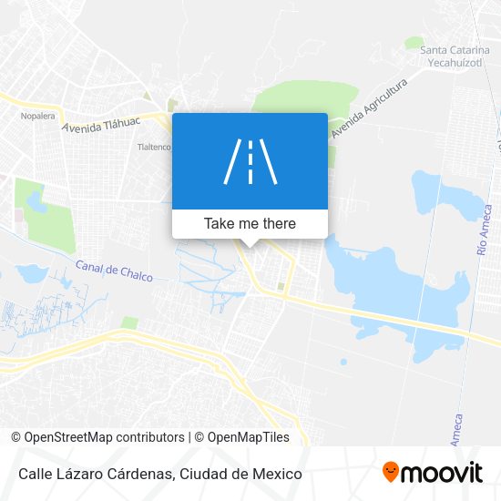 Calle Lázaro Cárdenas map