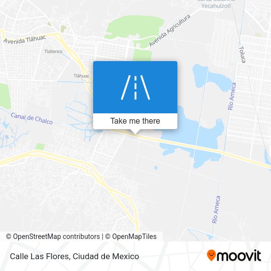 Calle Las Flores map