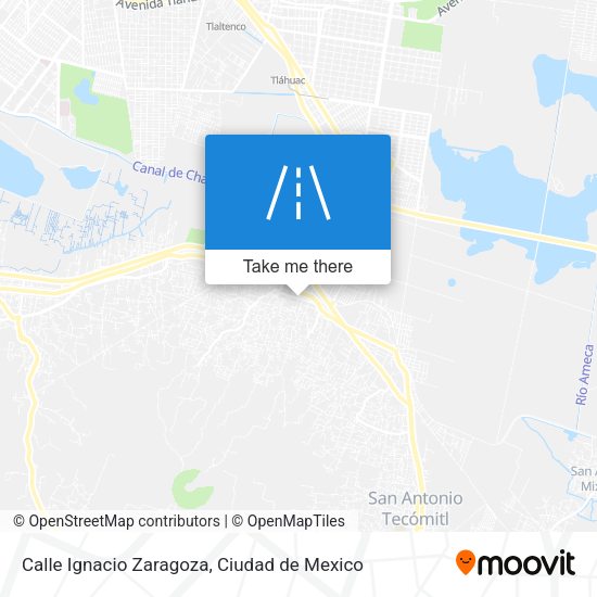 Calle Ignacio Zaragoza map