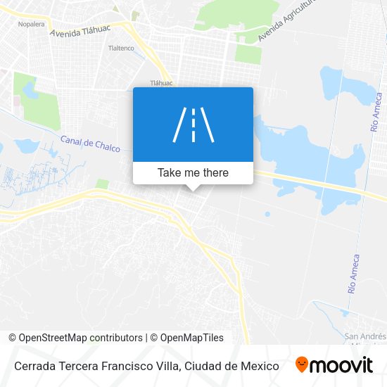 Mapa de Cerrada Tercera Francisco Villa