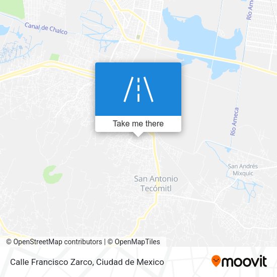 Calle Francisco Zarco map