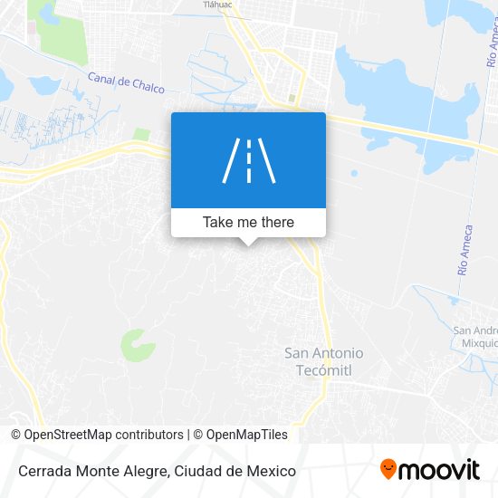 Mapa de Cerrada Monte Alegre