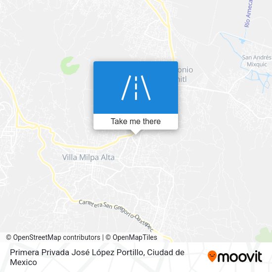 Primera Privada José López Portillo map