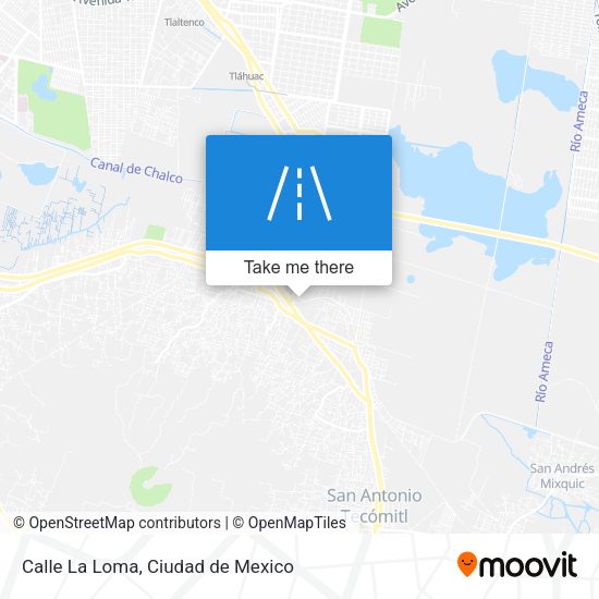 Calle La Loma map