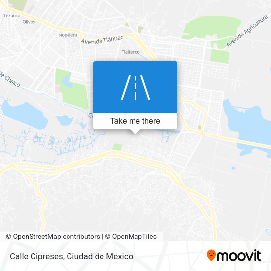 Mapa de Calle Cipreses
