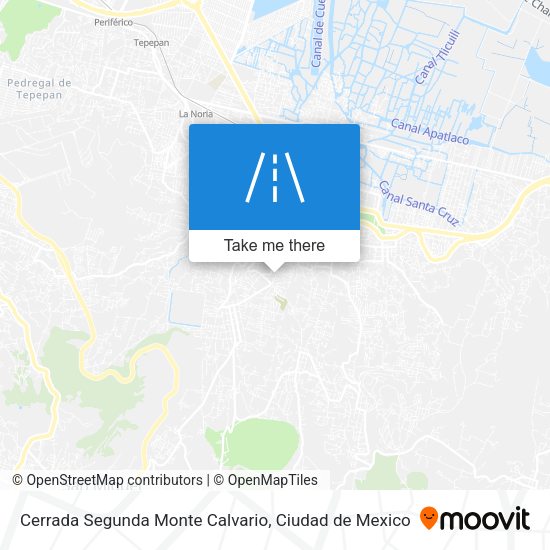 Mapa de Cerrada Segunda Monte Calvario