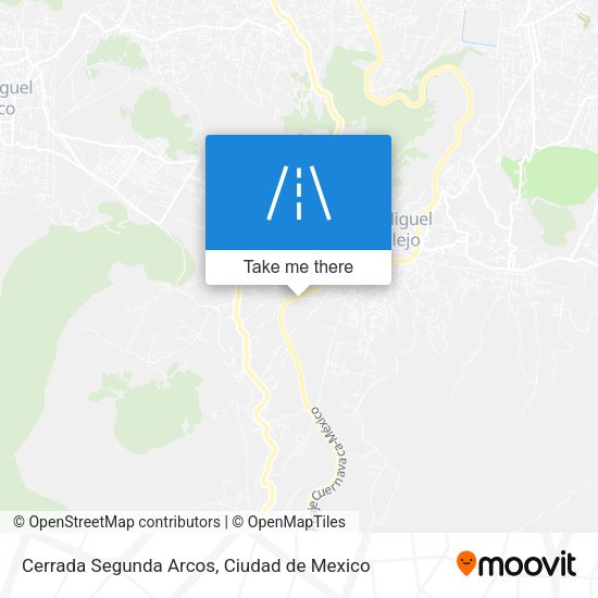 Cerrada Segunda Arcos map